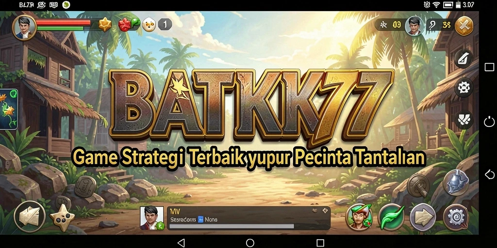 Tampilan gameplay BATIK77 yang mendebarkan dan penuh strategi.