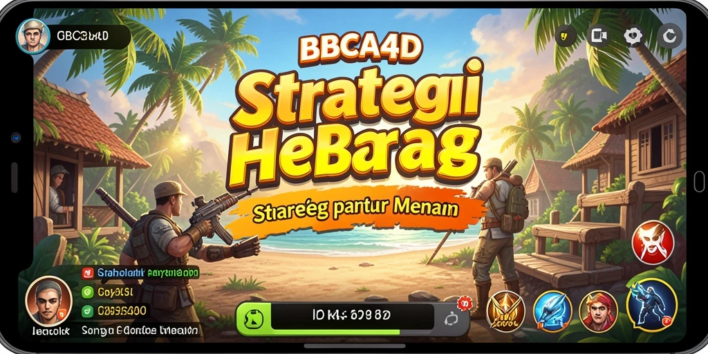 Tampilan gameplay mendebarkan dari BBCA4D dengan strategi yang kental.