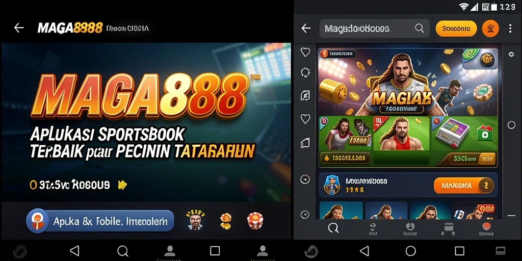 Tampilan gameplay Sportsbook MAGA888 yang interaktif dan menarik.