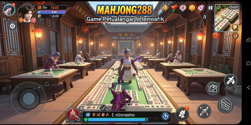 Tampilan gameplay MAHJONG288 yang menarik dan mendebarkan.