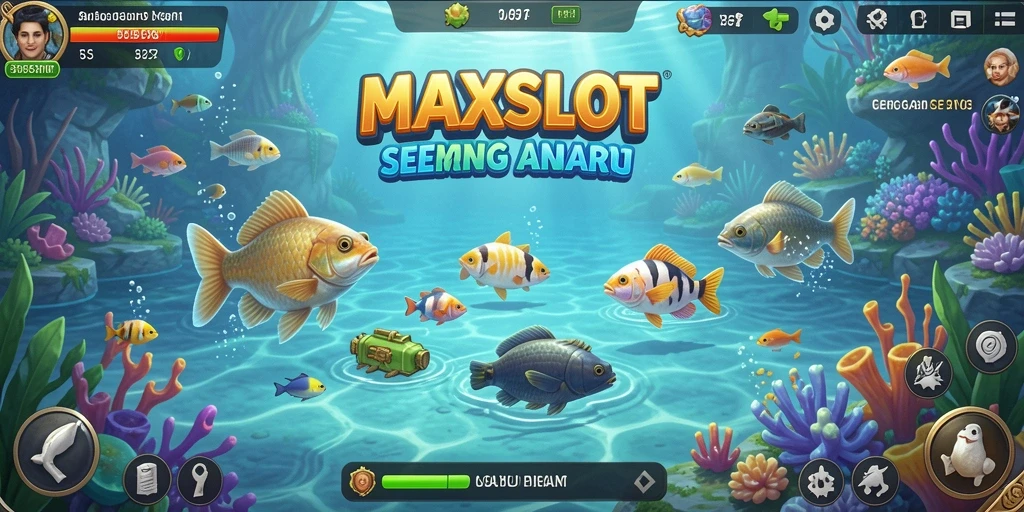 Tampilan gameplay <strong>MAXSLOT</strong> yang menggugah selera memancing.