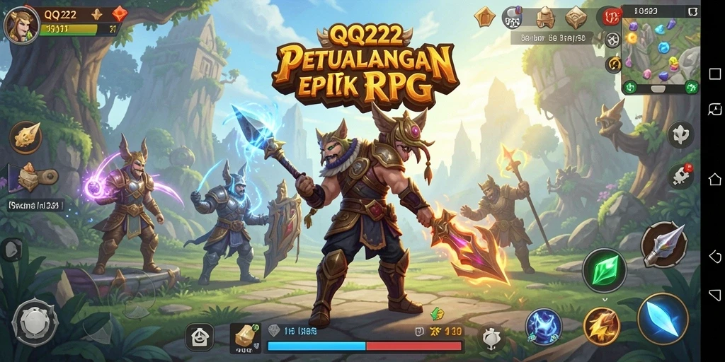 Tampilan gameplay QQ222 yang menakjubkan dalam dunia RPG.