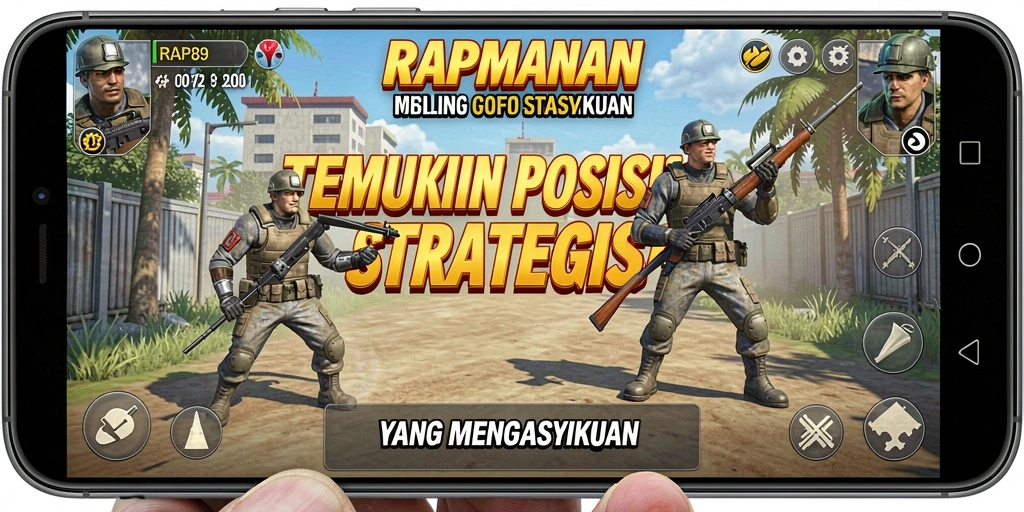Screenshot gameplay RAP89 yang penuh aksi dengan grafis mengesankan.