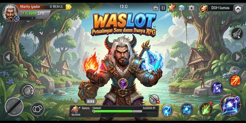 Screenshot gameplay <strong>WASLOT</strong> menampilkan aksi dan strategi dalam pertarungan.